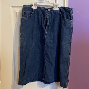 Liz Claiborne denim skirt